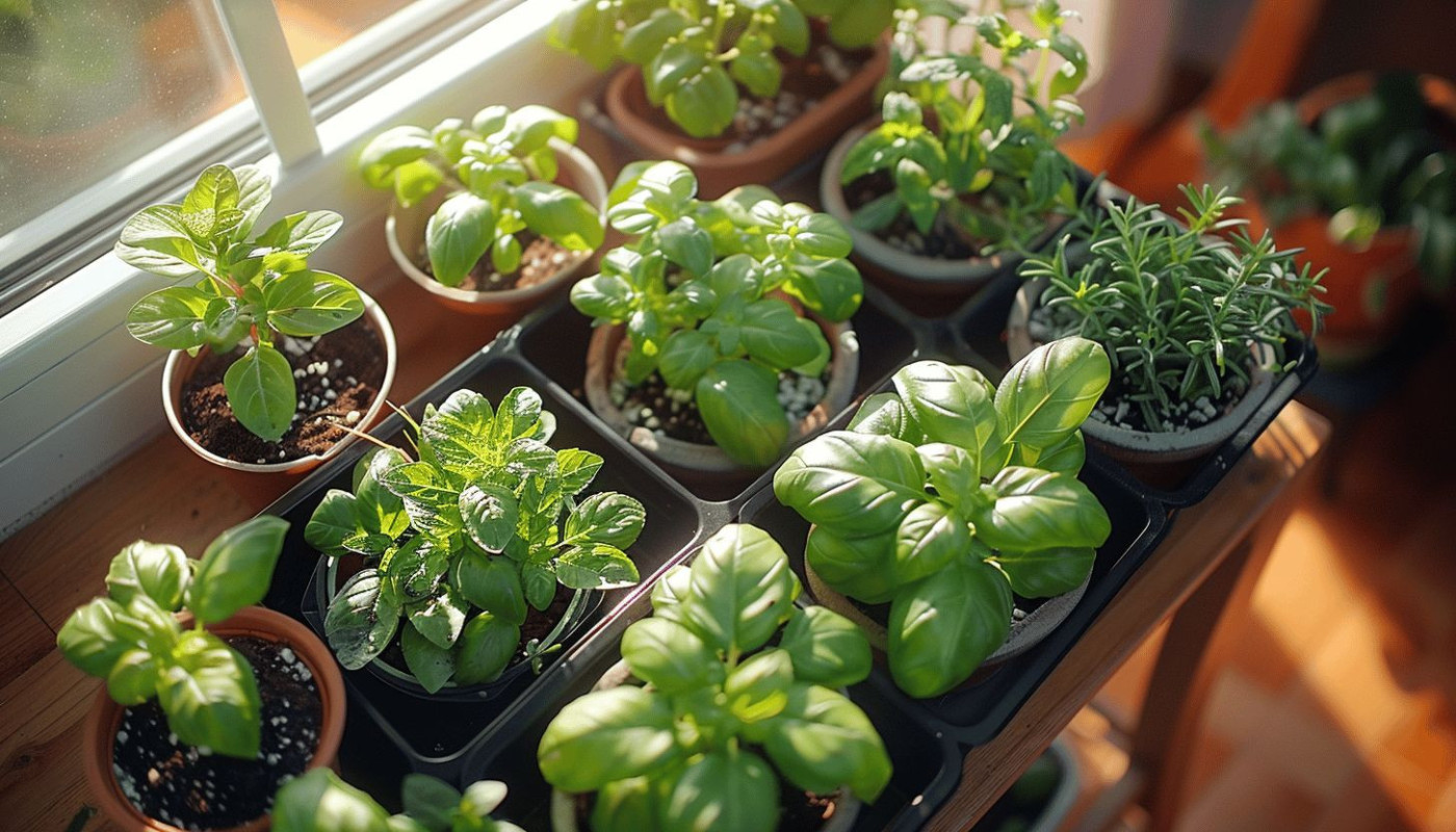 Comment créer un jardin de plantes aromatiques intérieur pour les espaces restreints